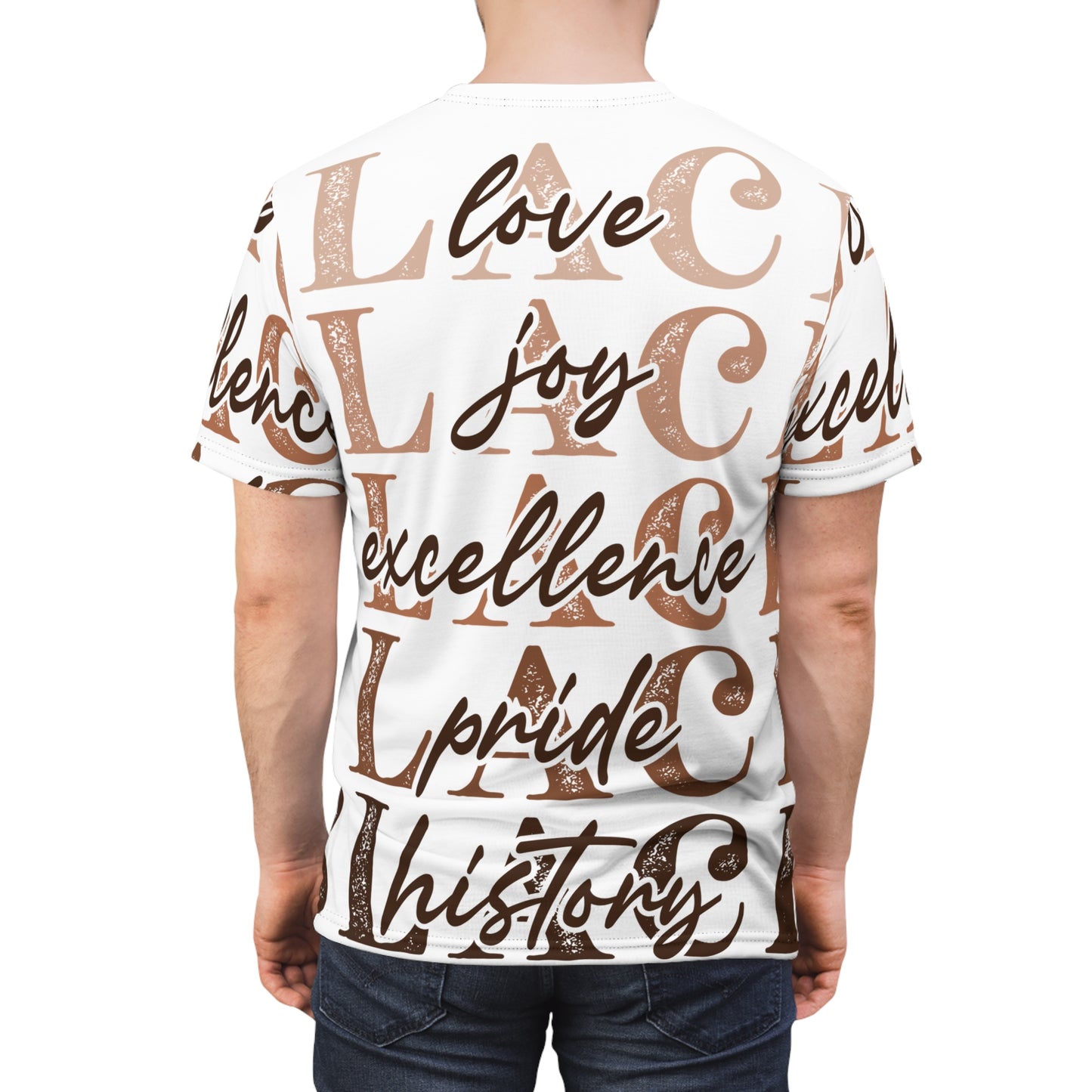 Empowering Unisex Cut & Sew Tee - Celebrate Black History with Love, Joy, Excellence & Pride