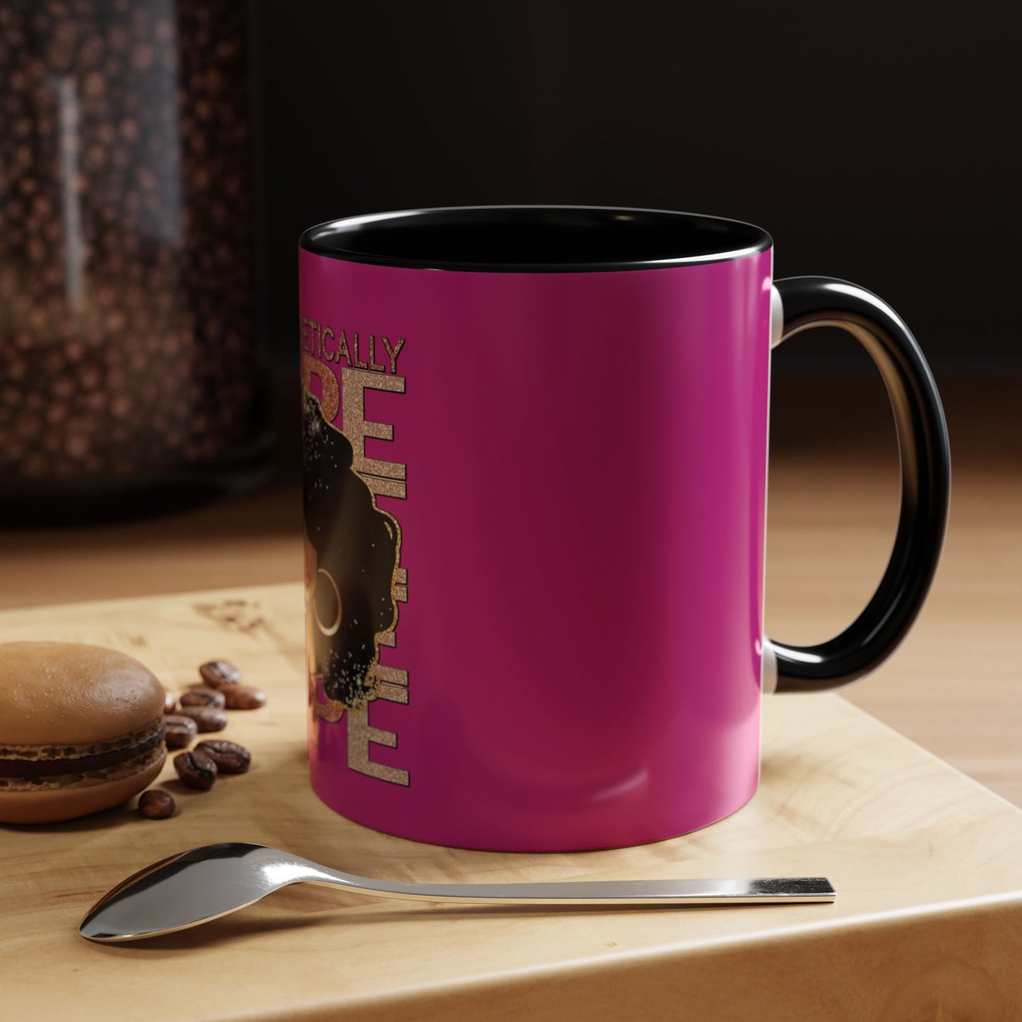 Unapologetically Dope Accent Coffee Mug - Bold Black Woman Design, 11oz & 15oz