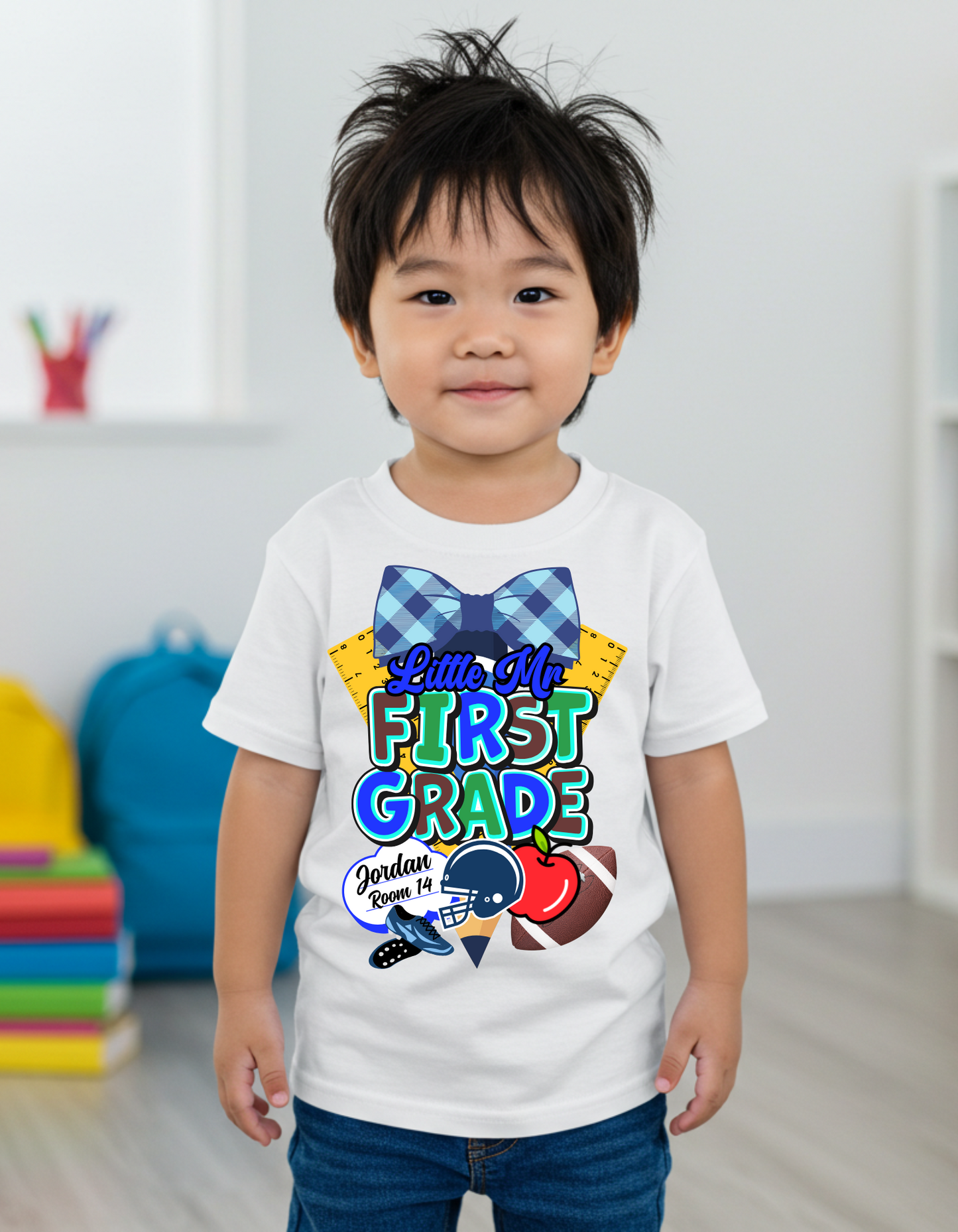 Little Miss / Mr. Custom Youth Back to School Apparel & Supplies Bundle