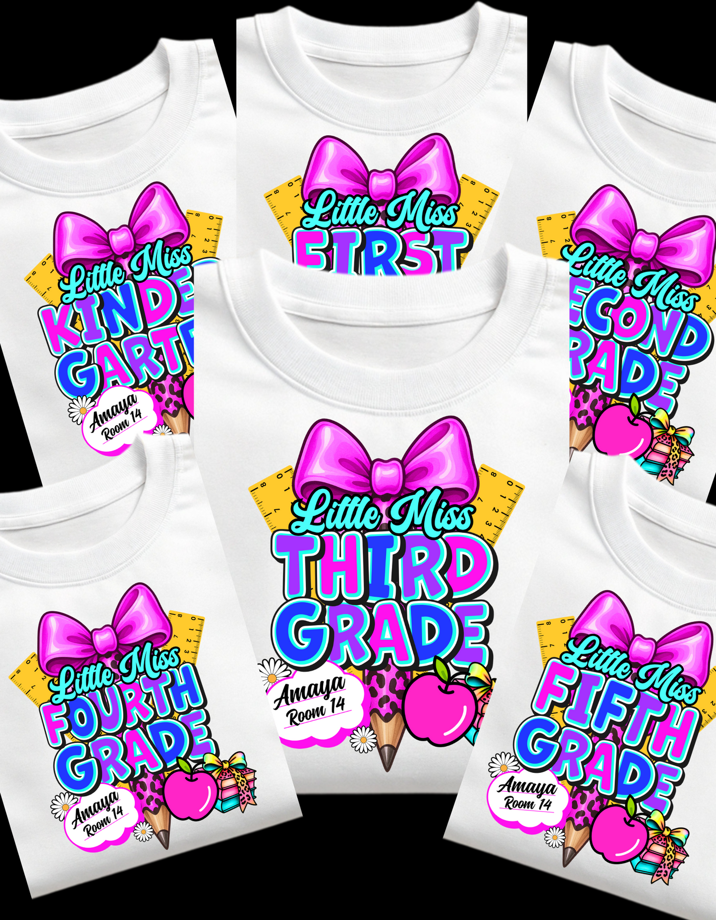 Little Miss / Mr. Custom Youth Back to School Apparel & Supplies Bundle