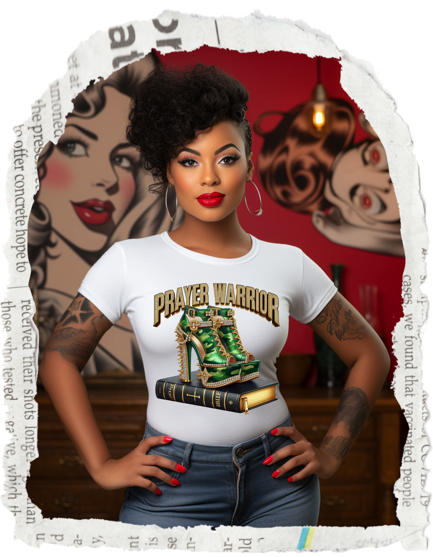 Prayer Warrior Unisex Tee, Faith T-Shirt, Spiritual Apparel, Christian Gift, Army of God Shirt, Motivational Clothing