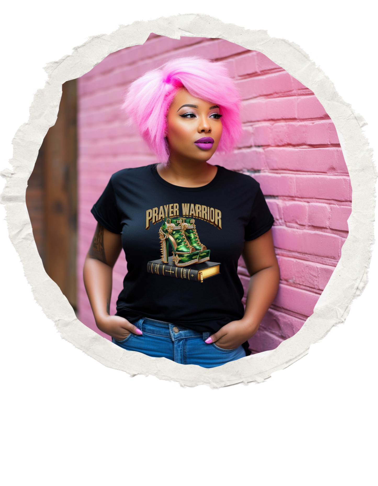 Prayer Warrior Unisex Tee, Faith T-Shirt, Spiritual Apparel, Christian Gift, Army of God Shirt, Motivational Clothing
