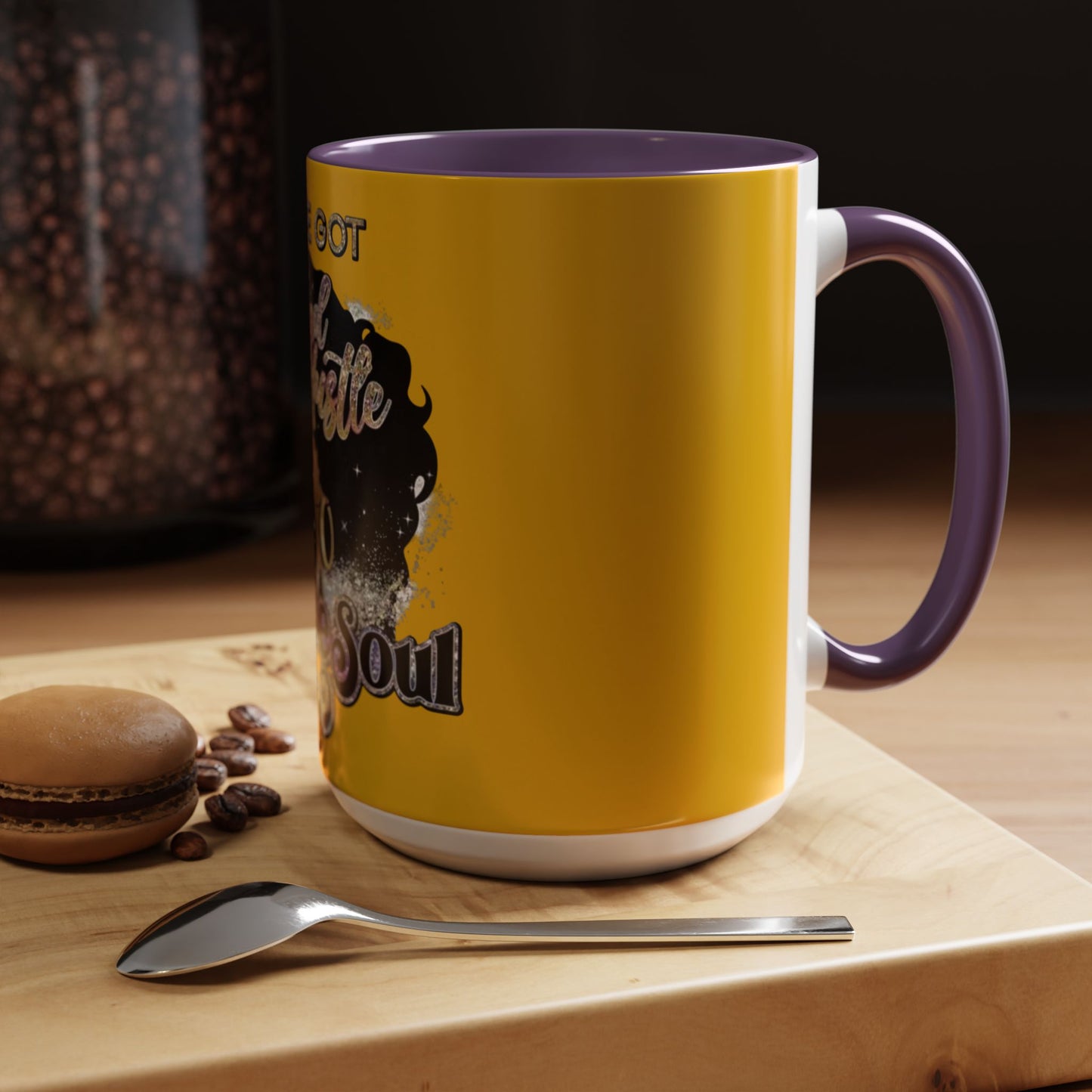 Unapologetically Dope Accent Coffee Mug - Bold Black Woman Design, 11oz & 15oz