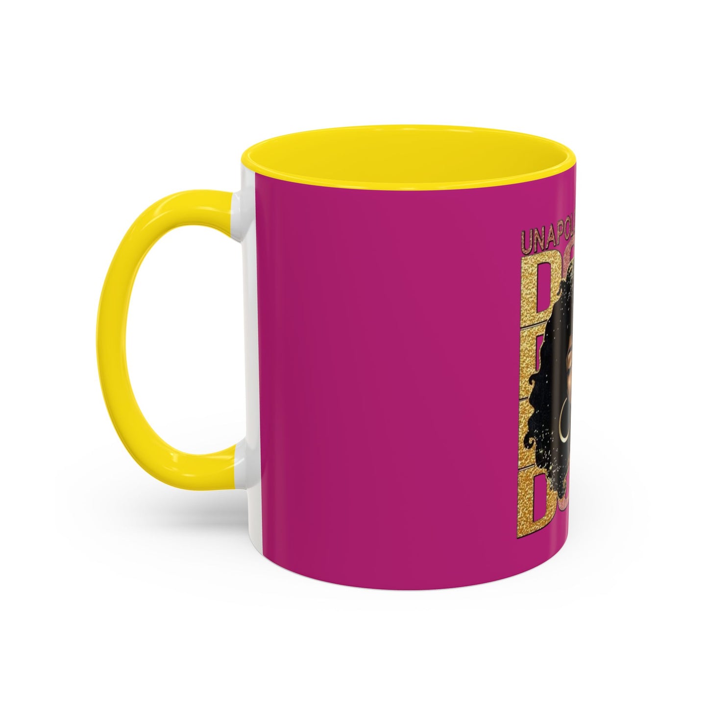 Unapologetically Dope Accent Coffee Mug - Bold Black Woman Design, 11oz & 15oz