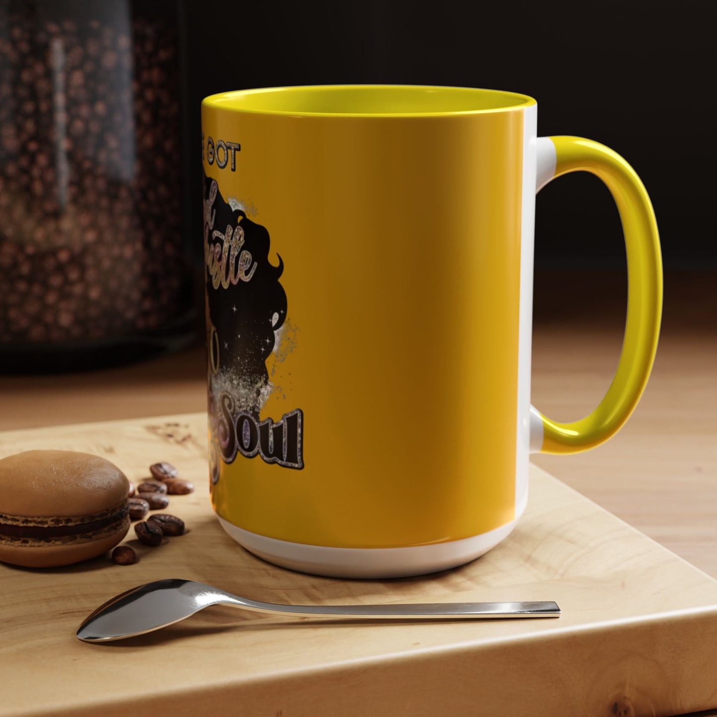 Unapologetically Dope Accent Coffee Mug - Bold Black Woman Design, 11oz & 15oz