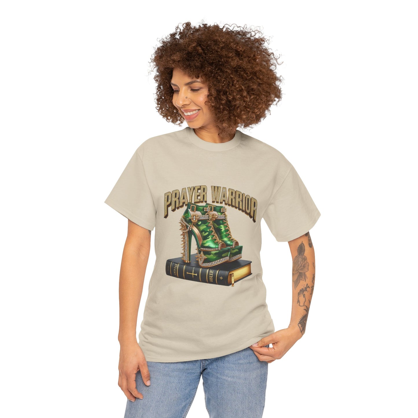 Prayer Warrior Unisex Tee, Faith T-Shirt, Spiritual Apparel, Christian Gift, Army of God Shirt, Motivational Clothing
