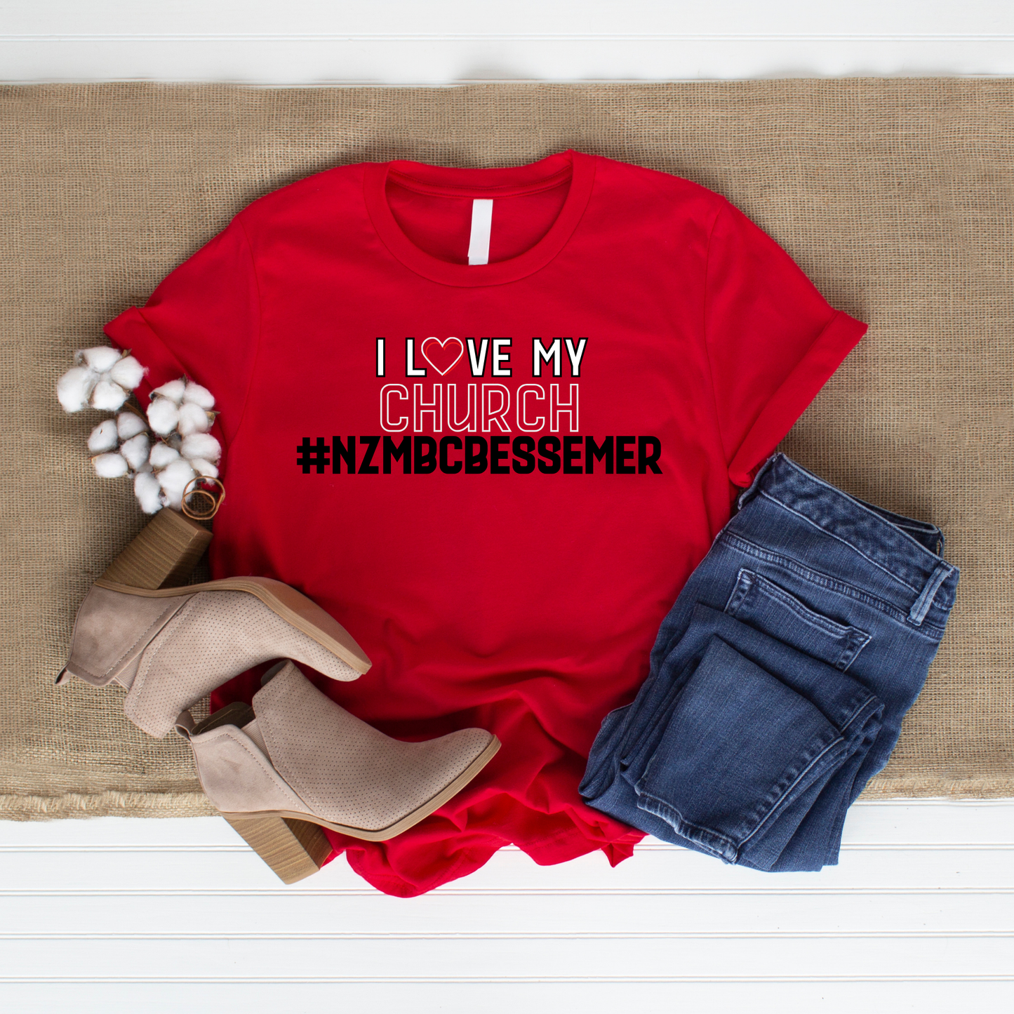 NZBC VBS 2025 T-Shirt – I ❤️ My Church
