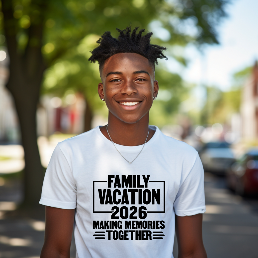 2026 Family Vacation Custom Tshirt - Making Memories Together
