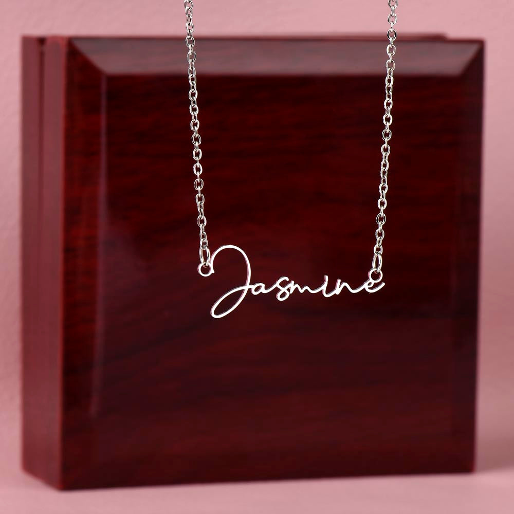 Personalized Touch: Make a statement with a custom-made necklace featuring your name, initials, or special message.
