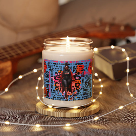 Inspirational Scented Soy Candle - 9oz | Faith & Empowerment Design