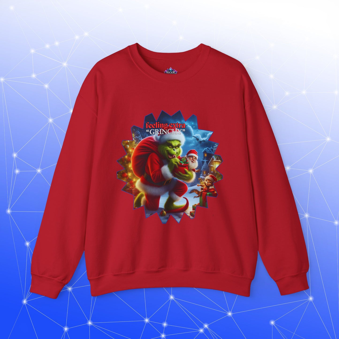 Christmas Grinch Unisex Sweatshirt - Grinch Feeling Grinchy Design