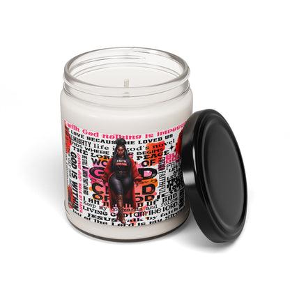 Inspirational Scented Soy Candle - 9oz | Faith & Empowerment Design