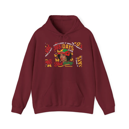 Black History 365 Days Hoodie Sweatshirt