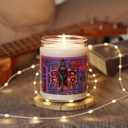 Inspirational Scented Soy Candle - 9oz | Faith & Empowerment Design
