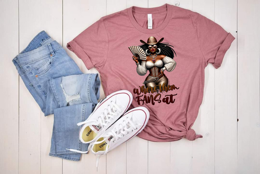 Where Them Fans at T-Shirt – Retro Cowgirl Statement Tee for Bold Women