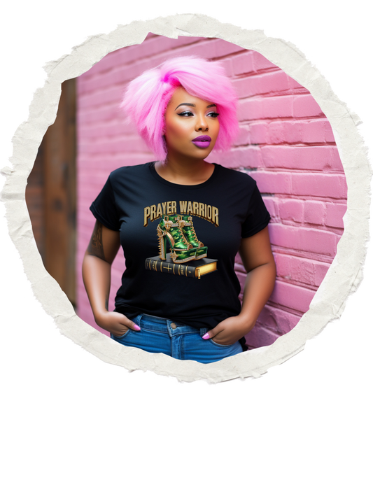 Prayer Warrior Unisex Tee, Faith T-Shirt, Spiritual Apparel, Christian Gift, Army of God Shirt, Motivational Clothing