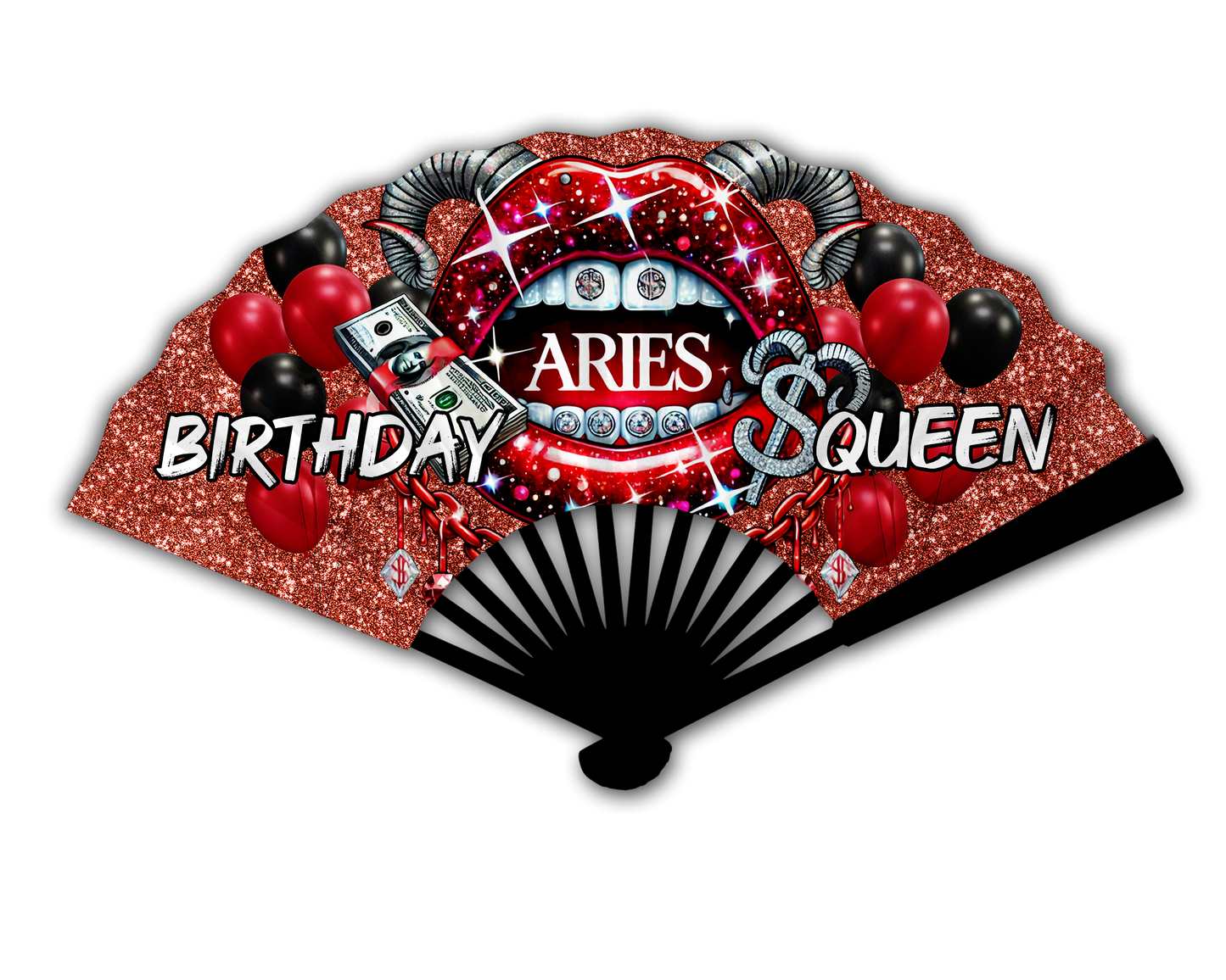 Birthday Queen Zodiac Clack Fan – FREE Shipping + Matching Button (Flash Sale)