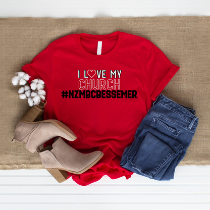 NZBC 2025 T-Shirt – I ❤️ My Church