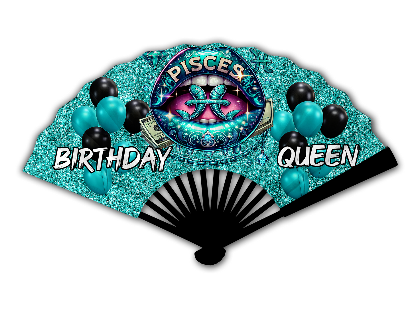 Birthday Queen Zodiac Clack Fan – FREE Shipping + Matching Button (Flash Sale)