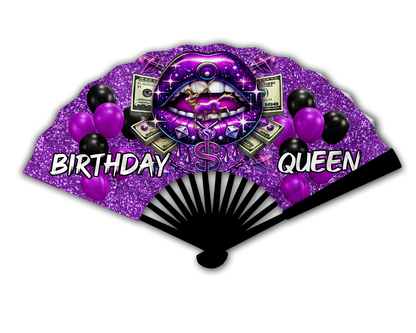 Birthday Queen Zodiac Clack Fan – FREE Shipping + Matching Button (Flash Sale)
