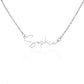 Personalized Touch: Make a statement with a custom-made necklace featuring your name, initials, or special message.