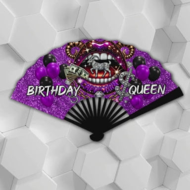 Birthday Queen Zodiac Clack Fan – FREE Shipping + Matching Button (Flash Sale)