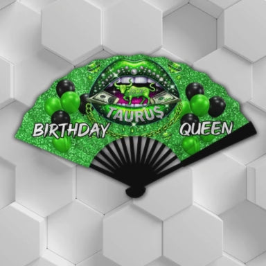 Birthday Queen Zodiac Clack Fan – FREE Shipping + Matching Button (Flash Sale)
